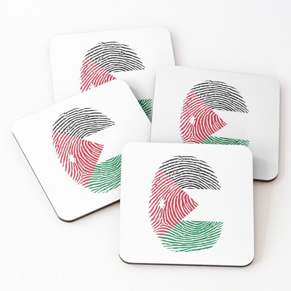 Item preview, Jordan Fingerprint on Flag Stylish Design designed and sold by ArabCorner.