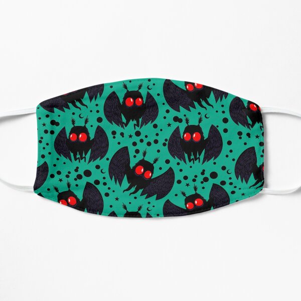 Mothman Green Night Flat Mask