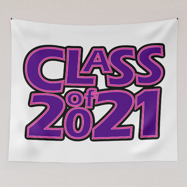 Item preview, Grad Class of 2021 Purple with a Dark Pink Border designed and sold by gkillerb.