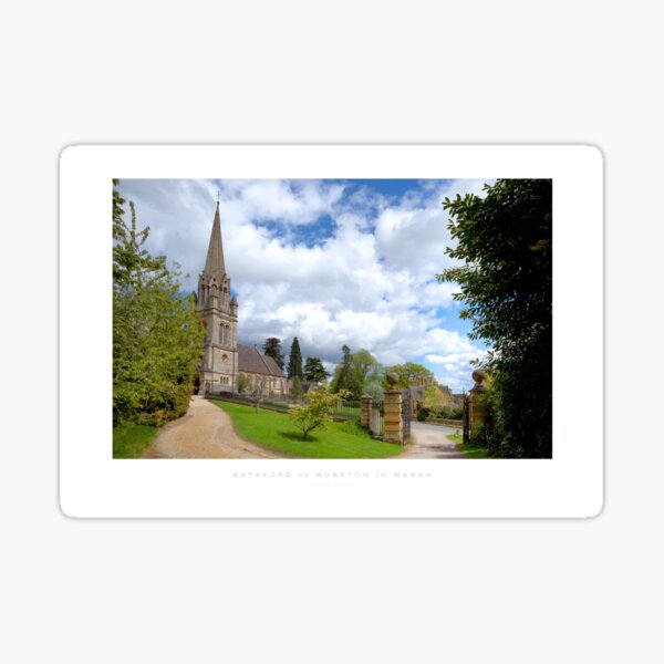 Batsford, Gloucestershire Sticker
