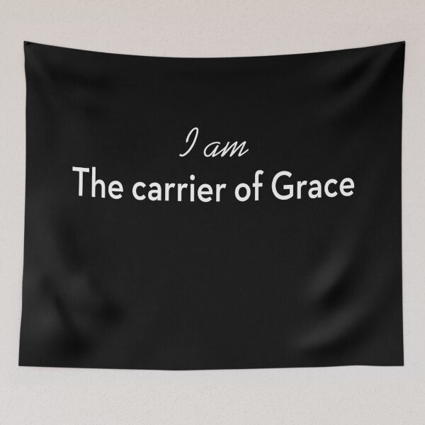 Item preview, Biblical Inspired, I am a Carrier of Grace, Inspirational Christian Quote Design designed and sold by sinceanna.