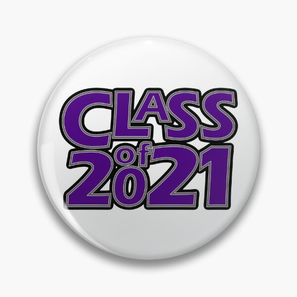 Artikelvorschau, Grad Class of 2021 Purple with a Grey Border entworfen und verkauft von gkillerb.