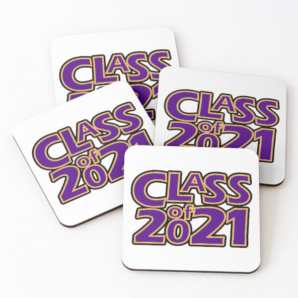 Item preview, Grad Class of 2021 Purple with a Light Orange Border designed and sold by gkillerb.