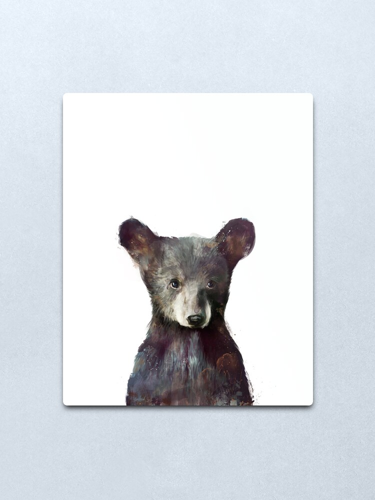 Alternate view of Little Bear Metal Print