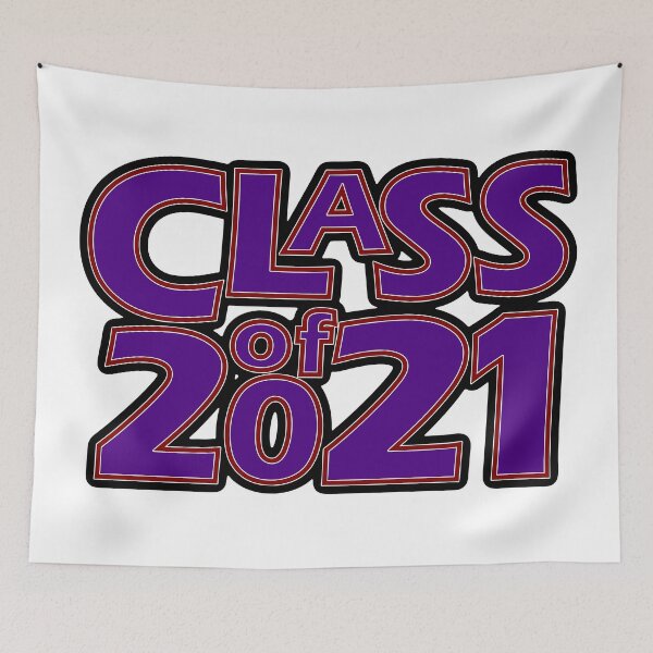 Item preview, Grad Class of 2021 Purple with a Maroon Border designed and sold by gkillerb.