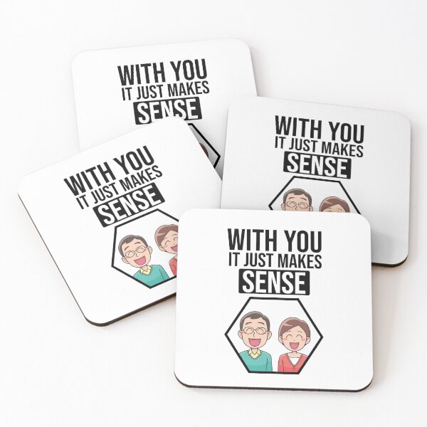 Item preview, With you it just makes sense. designed and sold by Cutebutfunny.