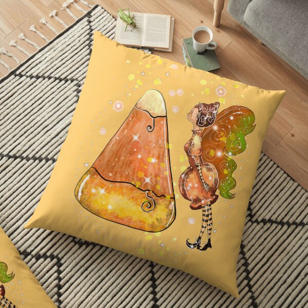 Kindy The Candy Corn Ball Fairy™ Floor Pillow