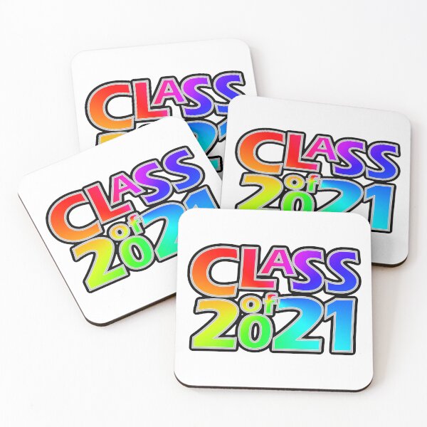 Item preview, Grad Class of 2021 Rainbow with a Silver Border designed and sold by gkillerb.