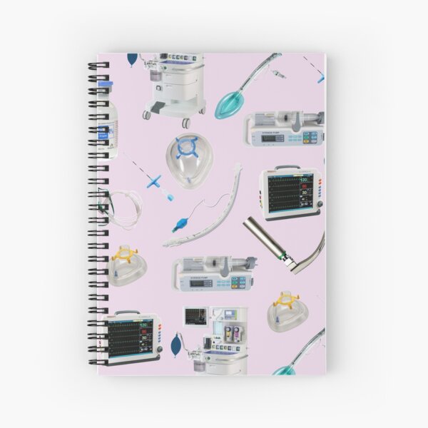 Aperçu de l'œuvre Outils du commerce Anesthésie / anesthésie ROSE PALE créée et vendue par VersiMerch.