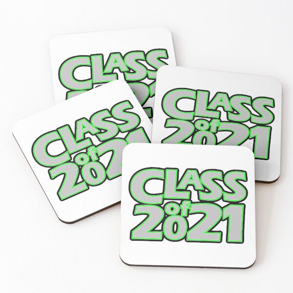 Artikelvorschau, Grad Class of 2021 Silver with a Bright Green Border entworfen und verkauft von gkillerb.