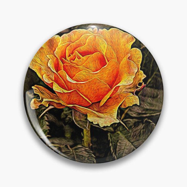 Item preview, Orange Rose in oils designed and sold by Chris Thaxter.