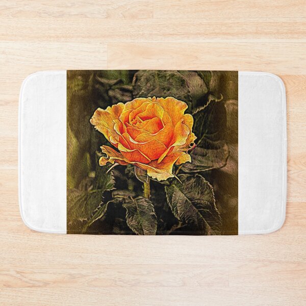 Item preview, Orange Rose in oils designed and sold by Chris Thaxter.