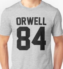 Orwell 84 Jersey - Black Unisex T-Shirt