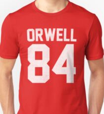 Orwell 84 Jersey - White Unisex T-Shirt