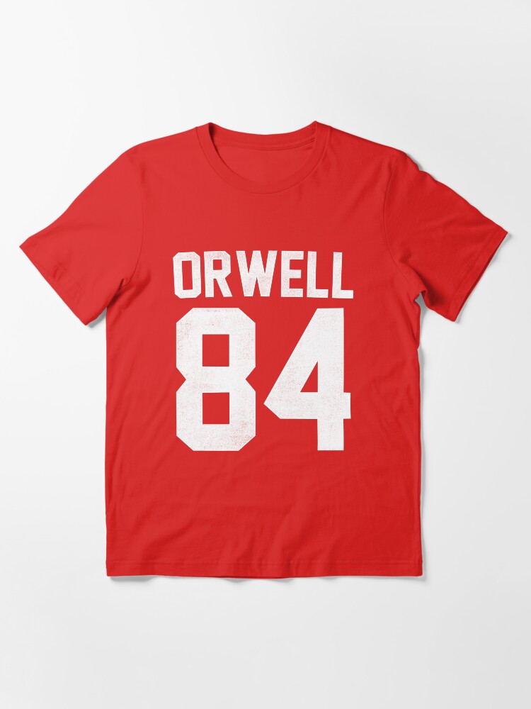 Alternate view of Orwell 84 Jersey - White Essential T-Shirt