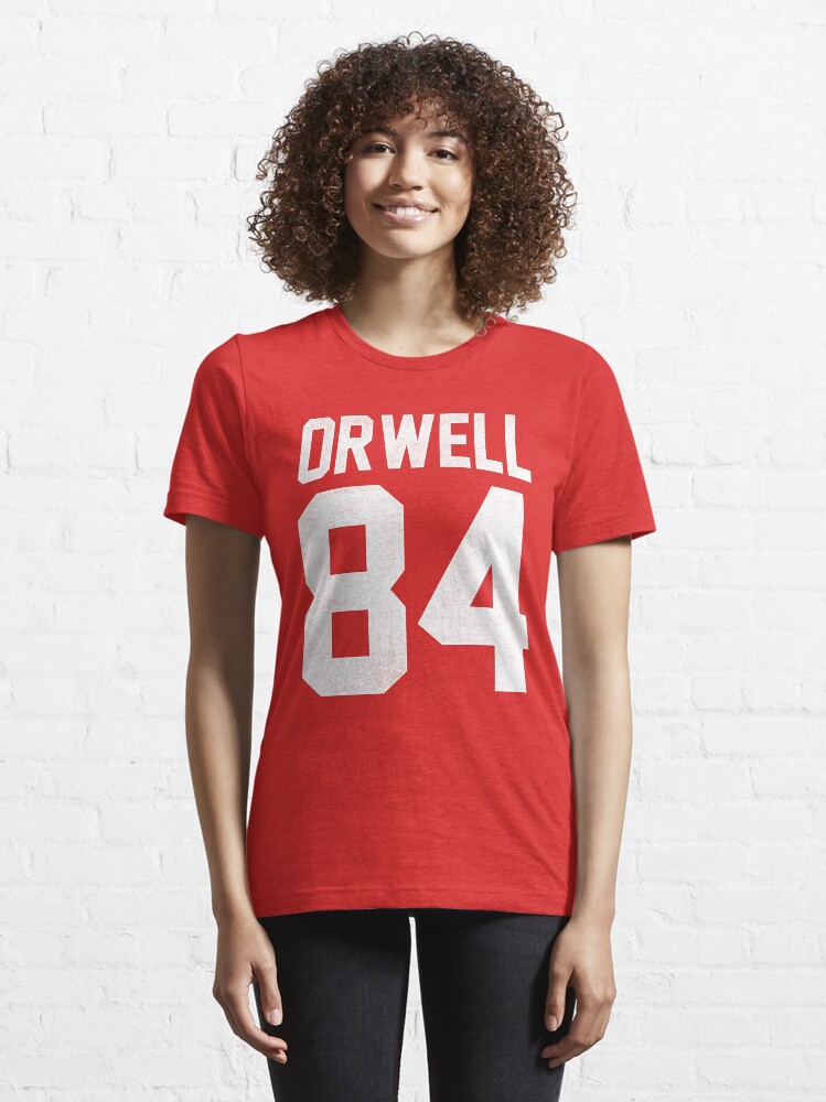 Alternate view of Orwell 84 Jersey - White Essential T-Shirt