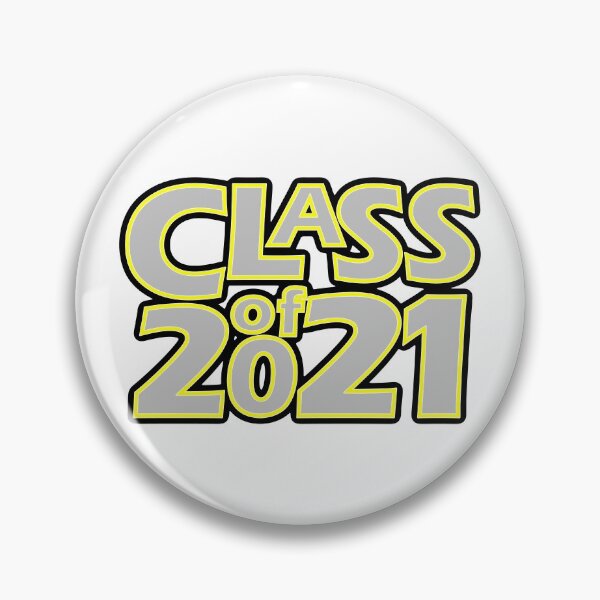 Artikelvorschau, Grad Class of 2021 Silver with a Bright Yellow Border entworfen und verkauft von gkillerb.