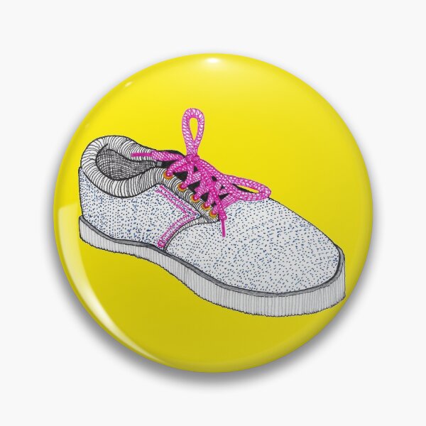 Item preview, Skate Shoes in Pink Ink on Yellow designed and sold by Theokotos.