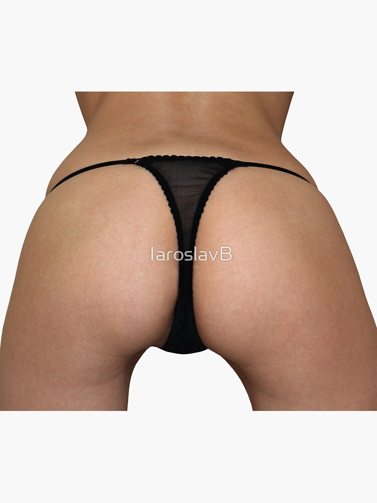 sexy lingerie glasses Sexy girl in black lingerie taken closeup. Back view.