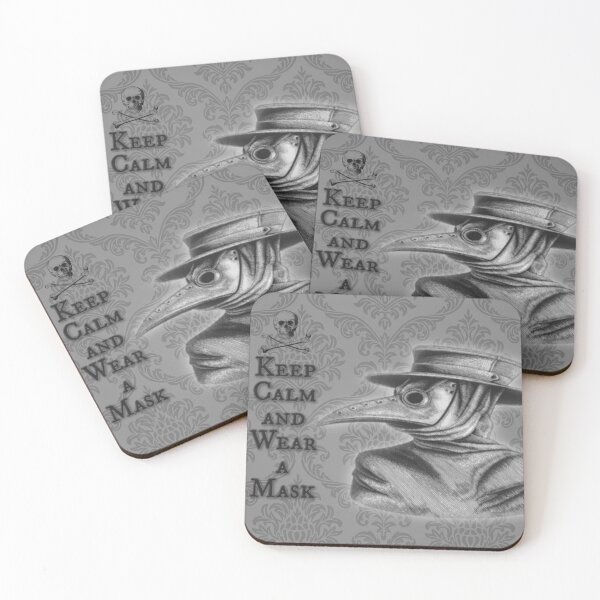 Item preview, Keep Calm and Wear a Mask - Plague Mask designed and sold by InterestingImag.