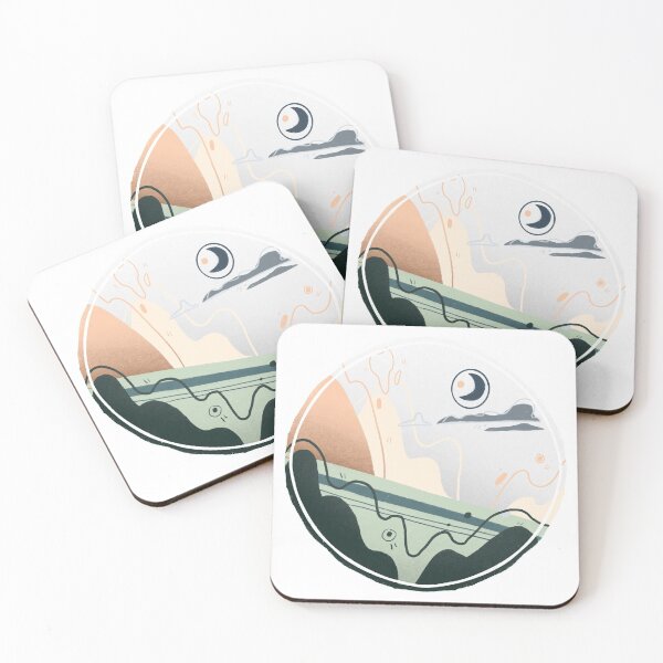 Item preview, Muted Circle Environment - Graphic Illustration designed and sold by Manda Lyn LaCorte.