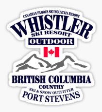 Whistler Ski Resort - British Columbia - Canada Sticker