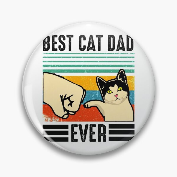 Item preview, Best Cat Dad Ever Vintage designed and sold by romboshirt.