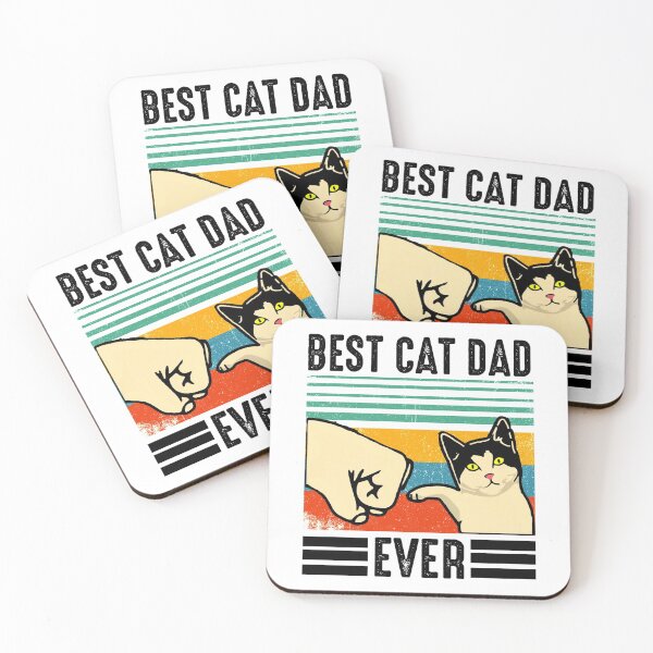 Item preview, Best Cat Dad Ever Vintage designed and sold by romboshirt.