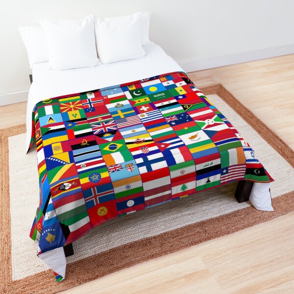 World Flags Comforter