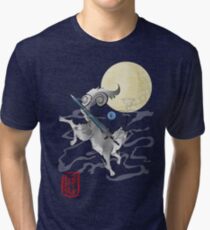 Camiseta de tejido mixto El gran lobo gris - Sifkami