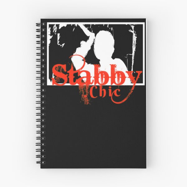 Item preview, Stabby Chic con diseño de fondo de silueta blanca designed and sold by Mindsofcreation.