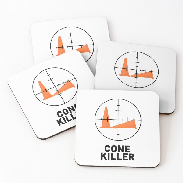 Item preview, Autocross - Cone Killer (light background) designed and sold by ApexFibers.