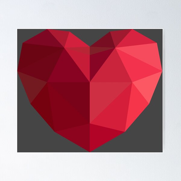 Item preview, Heart angular designed and sold by Gezwompl.
