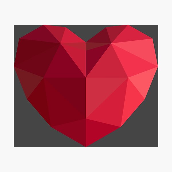 Item preview, Heart angular designed and sold by Gezwompl.