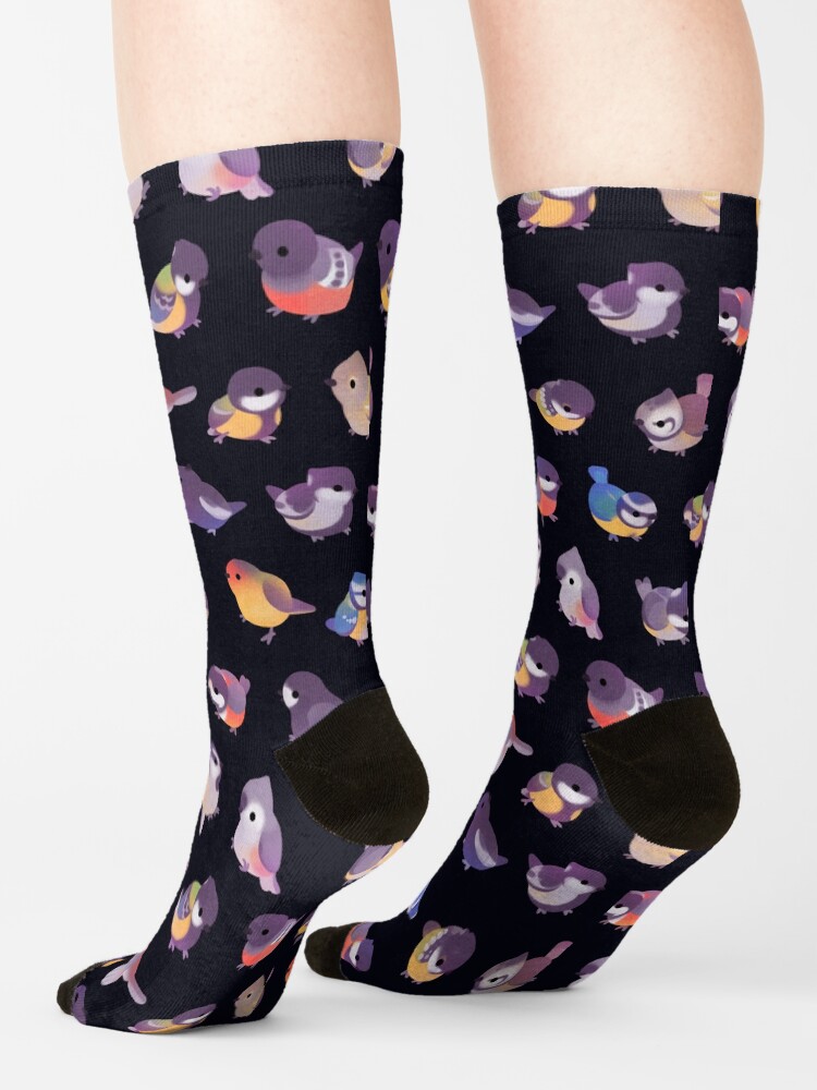 Alternate view of Little bird (Paridae) - dark Socks