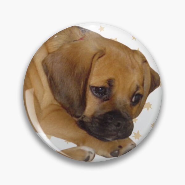 Item preview, A Puggle sticker designed and sold by Allie Marie.