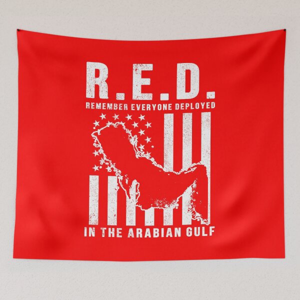 Item preview, RED Friday Remember Everyone Deployed in the Arabian Gulf designed and sold by Gold Wings Tees.