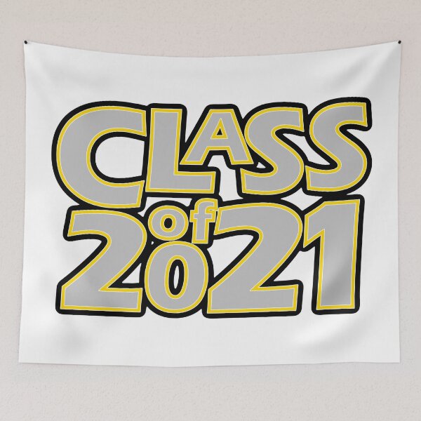 Item preview, Grad Class of 2021 Silver with a Golden Border designed and sold by gkillerb.