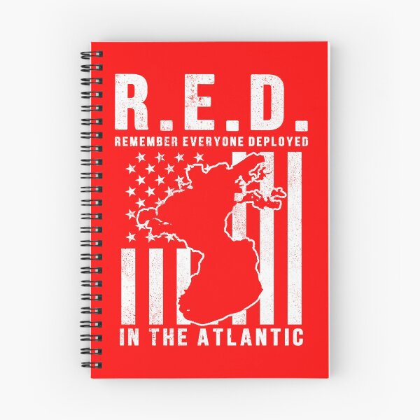 Item preview, RED Remember Everyone Deployed in the Atlantic Ocean designed and sold by Gold Wings Tees.