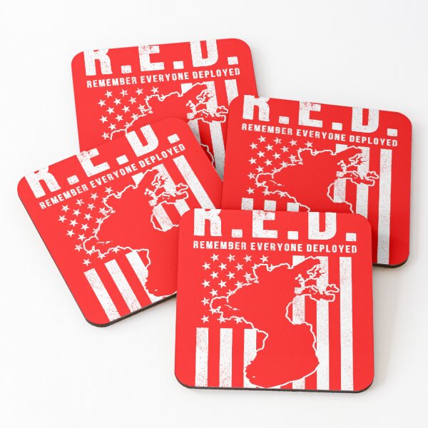 Item preview, RED Remember Everyone Deployed in the Atlantic Ocean designed and sold by Gold Wings Tees.