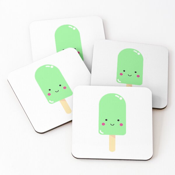 Item preview, Green Kawaii Ice Pop designed and sold by Design Minds Boutique.