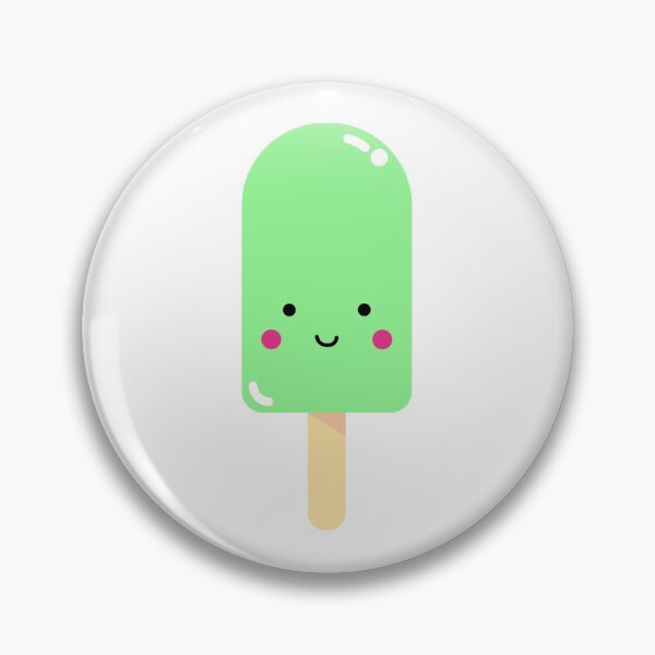 Item preview, Green Kawaii Ice Pop designed and sold by Design Minds Boutique.