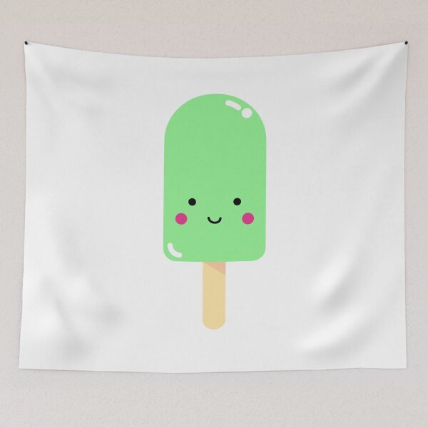 Item preview, Green Kawaii Ice Pop designed and sold by Design Minds Boutique.