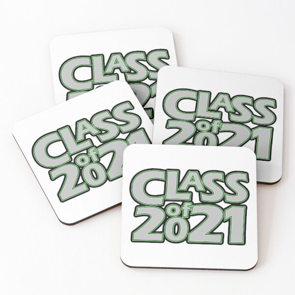 Item preview, Grad Class of 2021 Silver with a Green Border designed and sold by gkillerb.