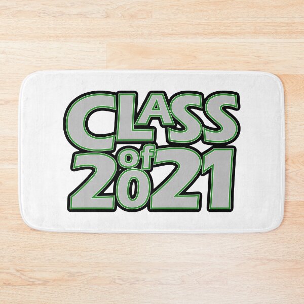 Item preview, Grad Class of 2021 Silver with a Green Border designed and sold by gkillerb.