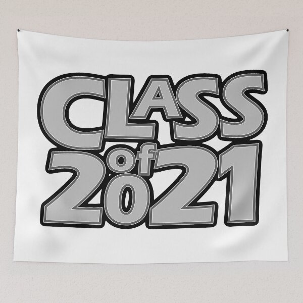 Item preview, Grad Class of 2021 Silver with a Grey Border designed and sold by gkillerb.