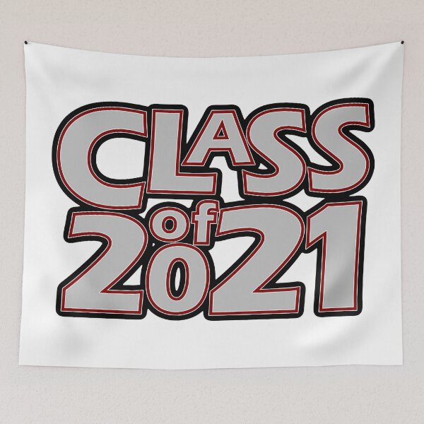 Item preview, Grad Class of 2021 Silver with a Maroon Border designed and sold by gkillerb.