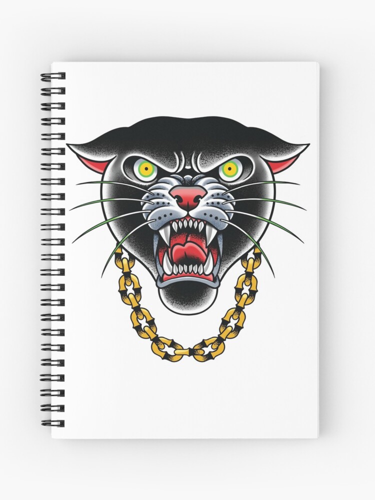 American Traditional Panther Head Tattoo by collinsnyderink   Tattoogridnet
