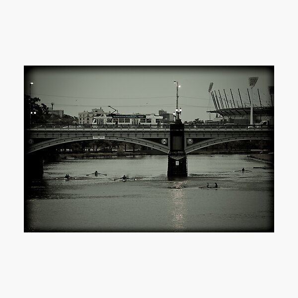 Item preview, Yarra Morning Traffic designed and sold by AndrewWilson.