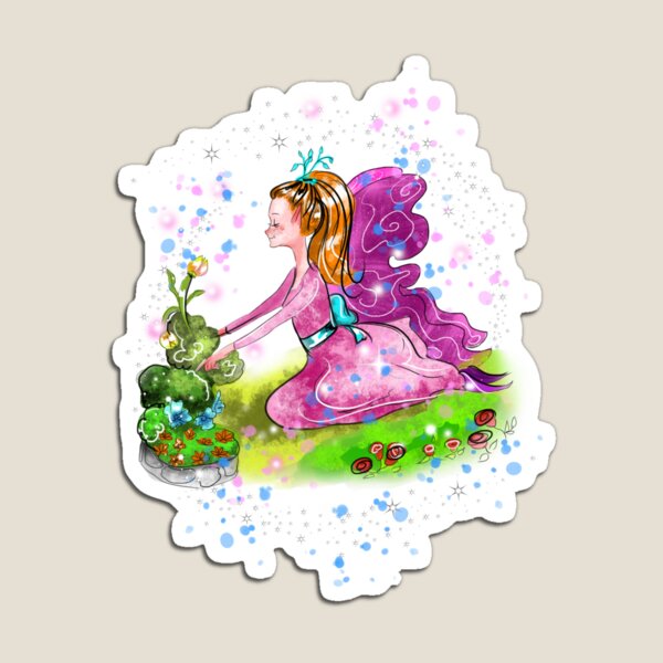 Item preview, Qiana the Outdoor Gardening Fairy™ designed and sold by TeelieTurner.